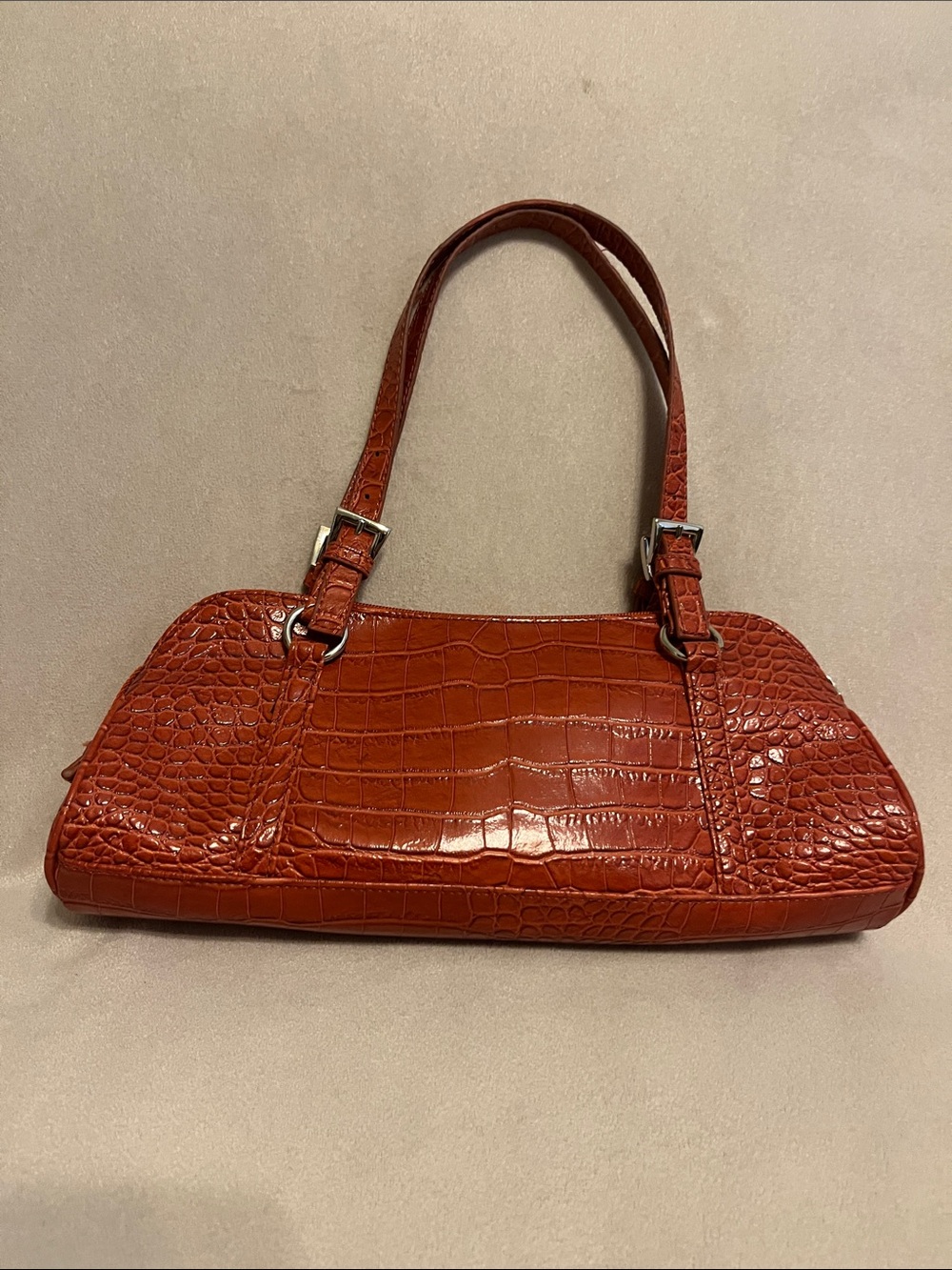 BISOU BISOU By MICHELE BOHBOT Crocodile Embossed Pattern